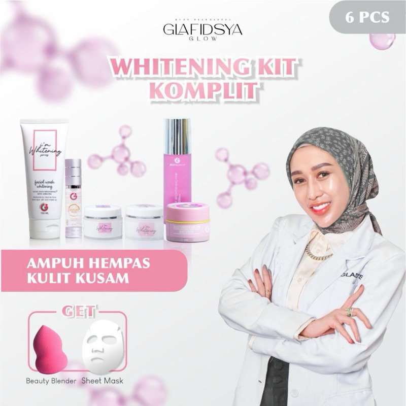 Paket Whitening Mencerahkan | Glafidsya | Skincare | By Dr Reza Gladys