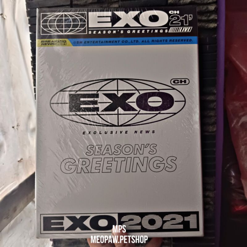 [SEALED MURAH] EXO 2021 SEASONS GREETINGS +pc benefit ktown4u