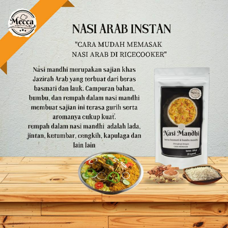 

Mecca food Nasi Mandhi Instan 250 gr