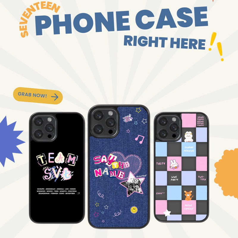 SEVENTEEN PHONE CASE (TYPE HP TULIS DI NOTE)