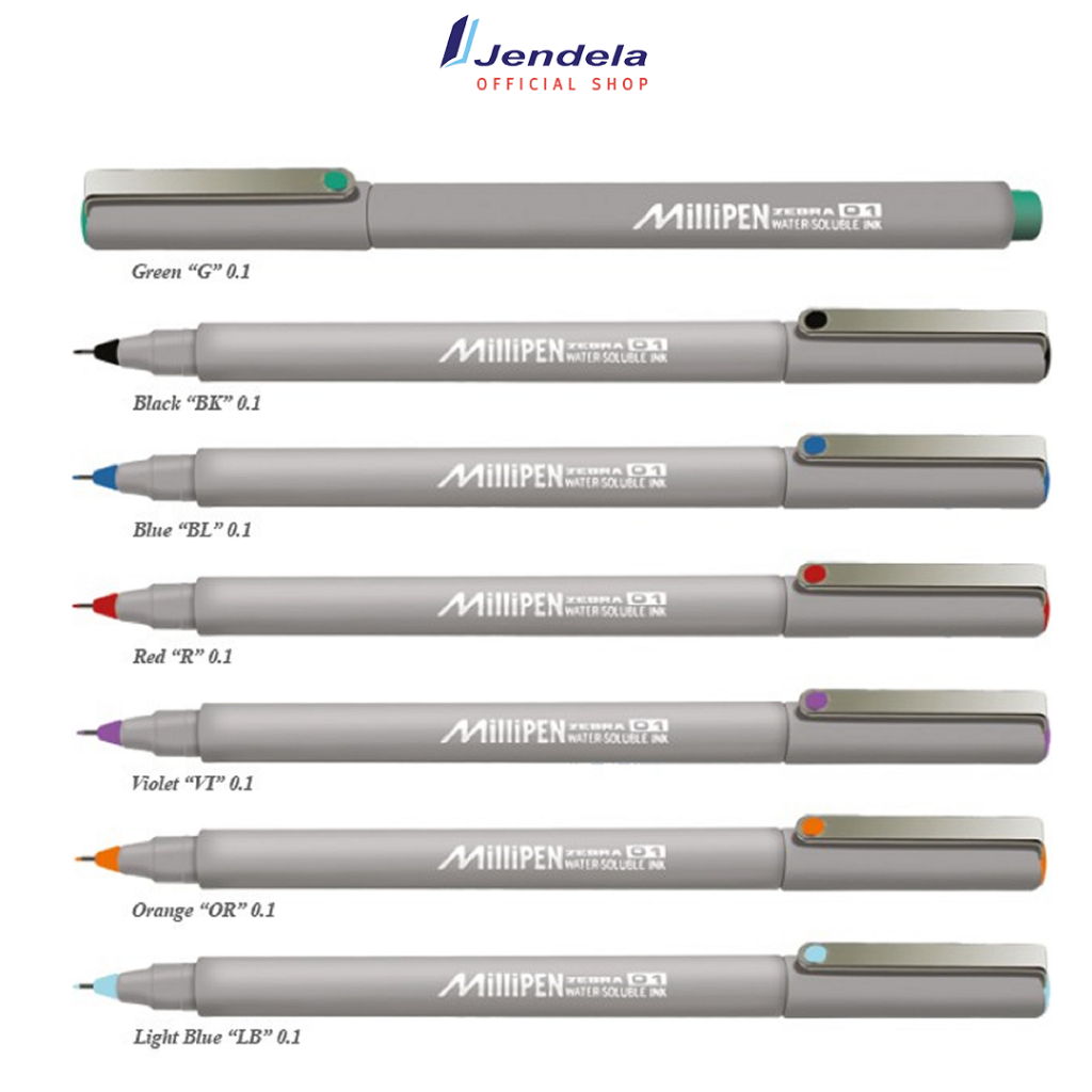 

Bolpoin Zebra Millipen 0.1 Fineliner Harga Satuan Bolpoin Warna Alat Tulis Sekolah Kantor ATK