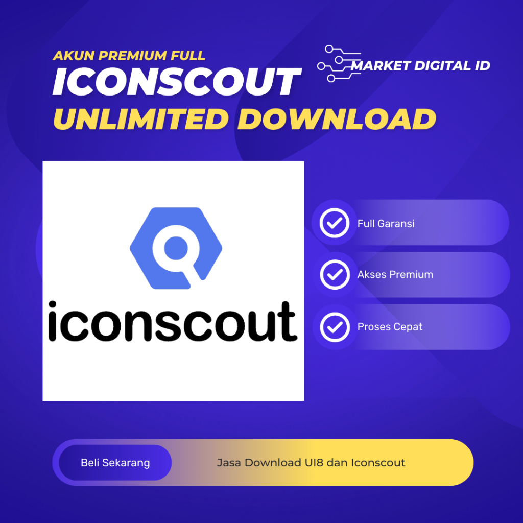 Jasa Download UI8 dan Iconscout akses premium private akun