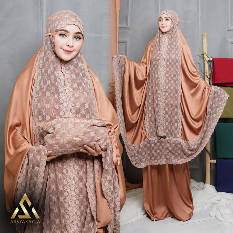WAN ARSYAKAYLA Mukenah premium by arsyakayla mukenah traveling mewah