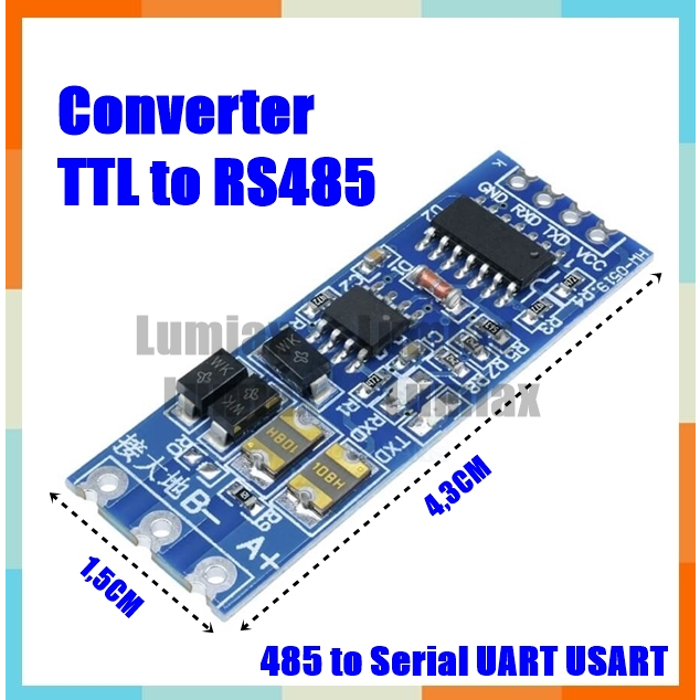 SCM TTL to RS485 Converter 485 to Serial UART USART Automatic Flow Cnt