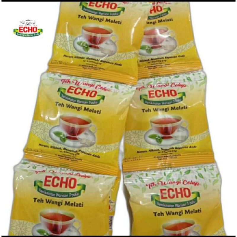 

TEH CELUP MELATI ECHO 24 sachet Berhadiah Piring