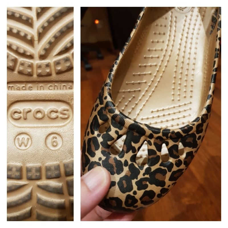 Pesanan khusus Sepatu Crocs Original bukan KW. Camo Wanita/Remaja size W6 dan setelan