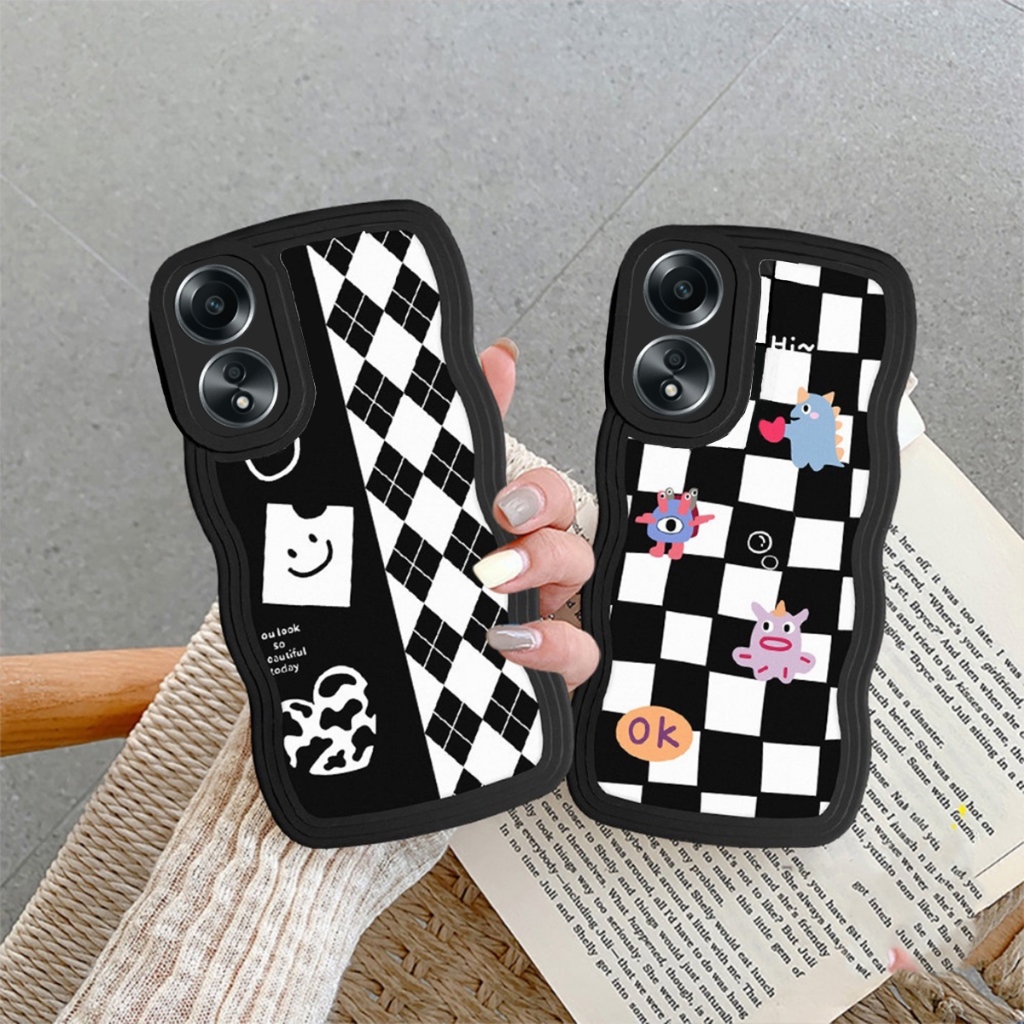 Case OPPO A38 4G - A18 - A17 - A17K - A16 - A16K A58 - A78 - A57 - A77s - A36 - A76 - A96 Motif Gelo