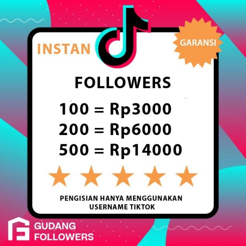 Promo  Tiktok Followers - Followers - Instan - Tiktok