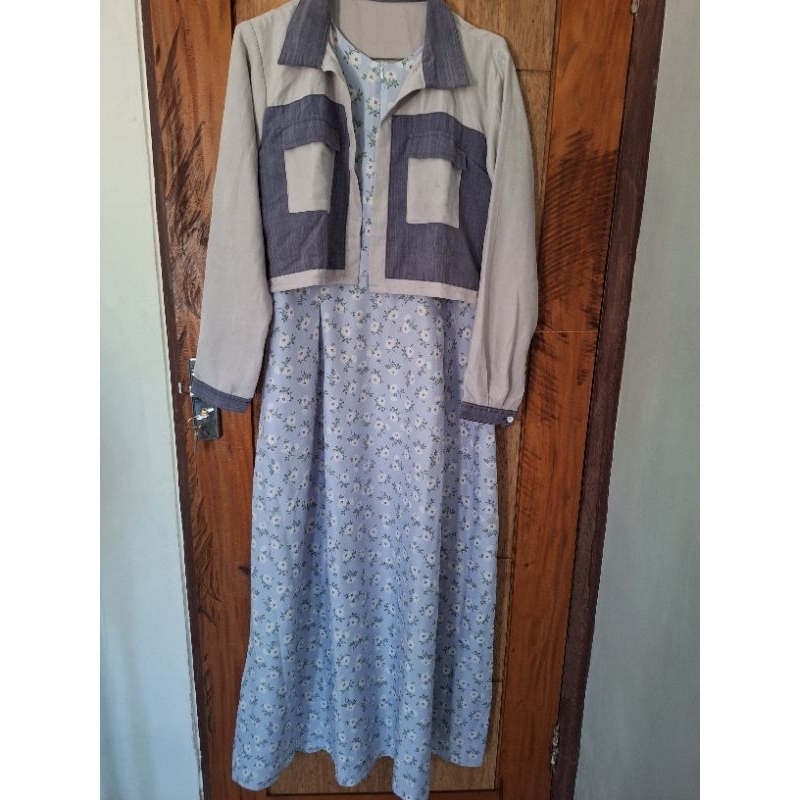 Preloved JILBRAVE Elyse Dress Casual To Semiformal Dress Model Korean Style