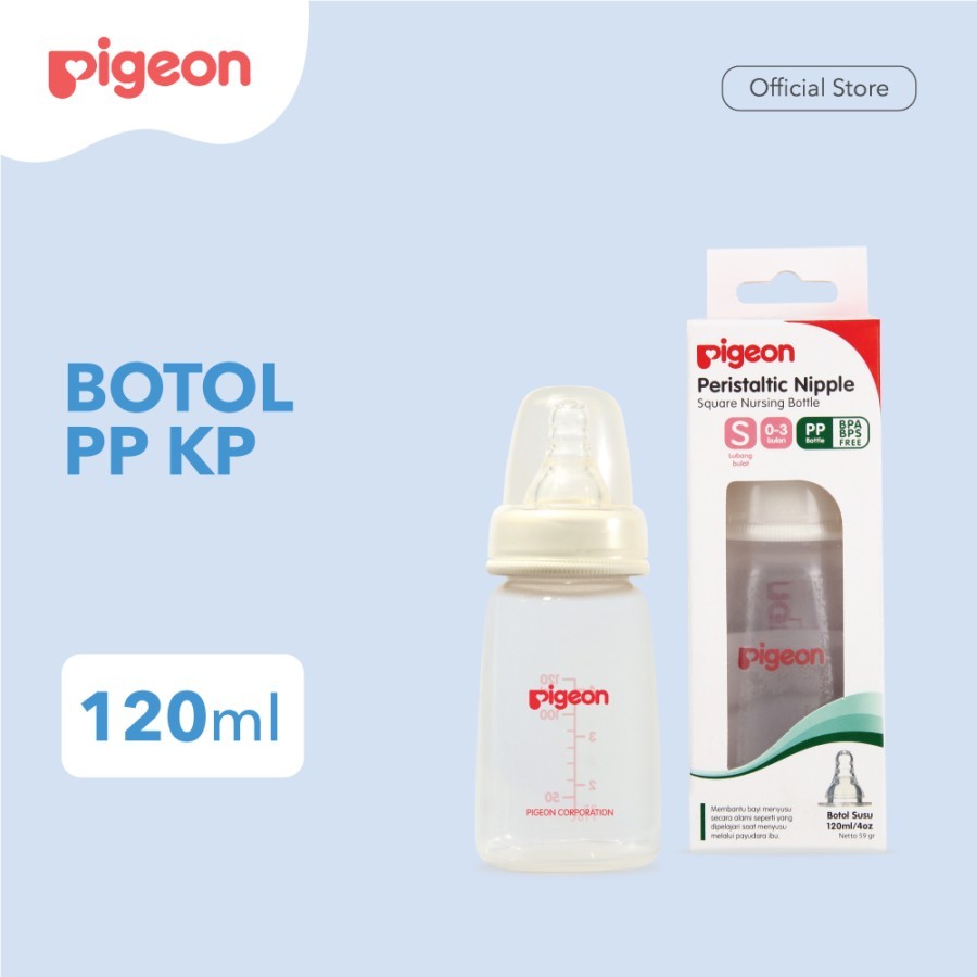 Pigeon BTL PP RP 120 ML 1pcs  Warna Random - Botol Susu