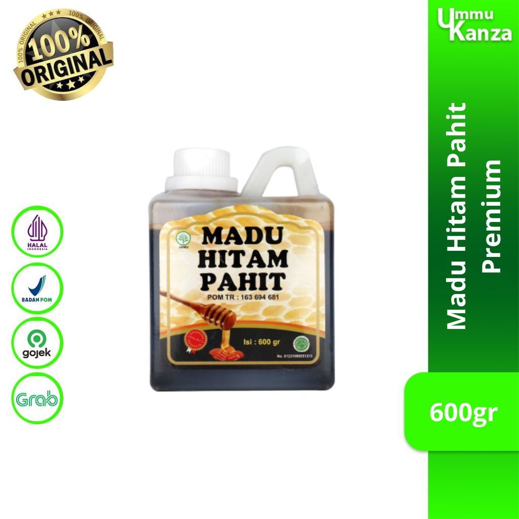 

Madu Hitam Pahit Premium 600gr Kharisma Food Royal Jelly ORGINAL