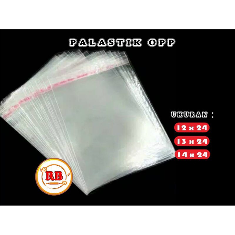 

Plastik OPP Lem Roti/ Souvenir/ Krupuk/dll 12x24 13x24 14x24