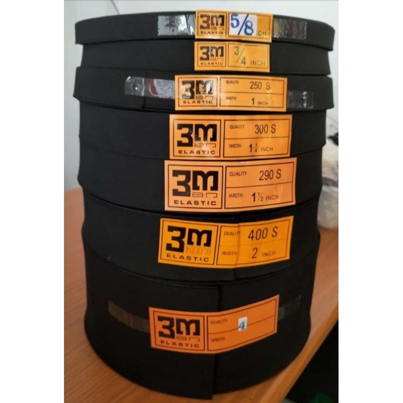 karet elastic/ karet 3M hitam/ karet jahit