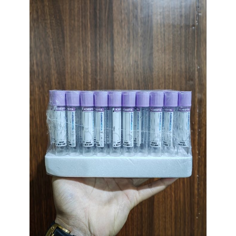 TABUNG EDTA 10 ML ISI 100 PCS