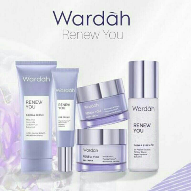 Wardah Renew You Series / skincare wardah / renew you anti aging