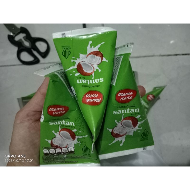 

santan cair mama koko