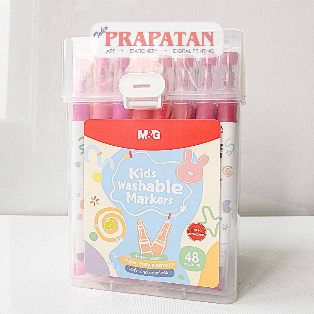 

M&G Kids Washable Markers 48C APMT3414 | Spidol