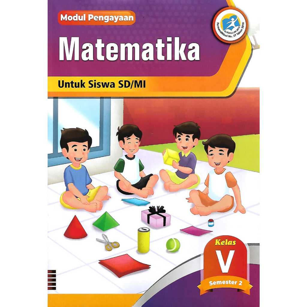 Buku Modul Pengayaan/LKS Matematika Kelas 5  SD/MI Semester 2 Kurikulum 2013