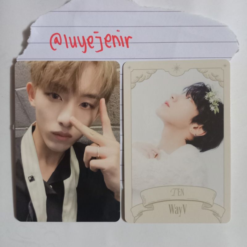 [ Take all ] 2 photocard Winwin + Ten wayv sg season greetings 2023 pc set greeting official MD merc