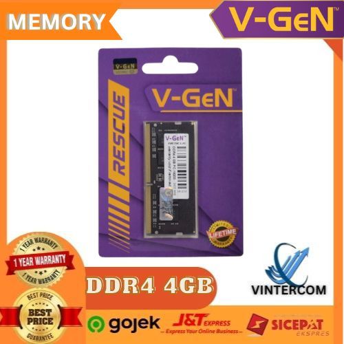 Memory Ram Sodimm VGen DDR4 4GB PC 2666