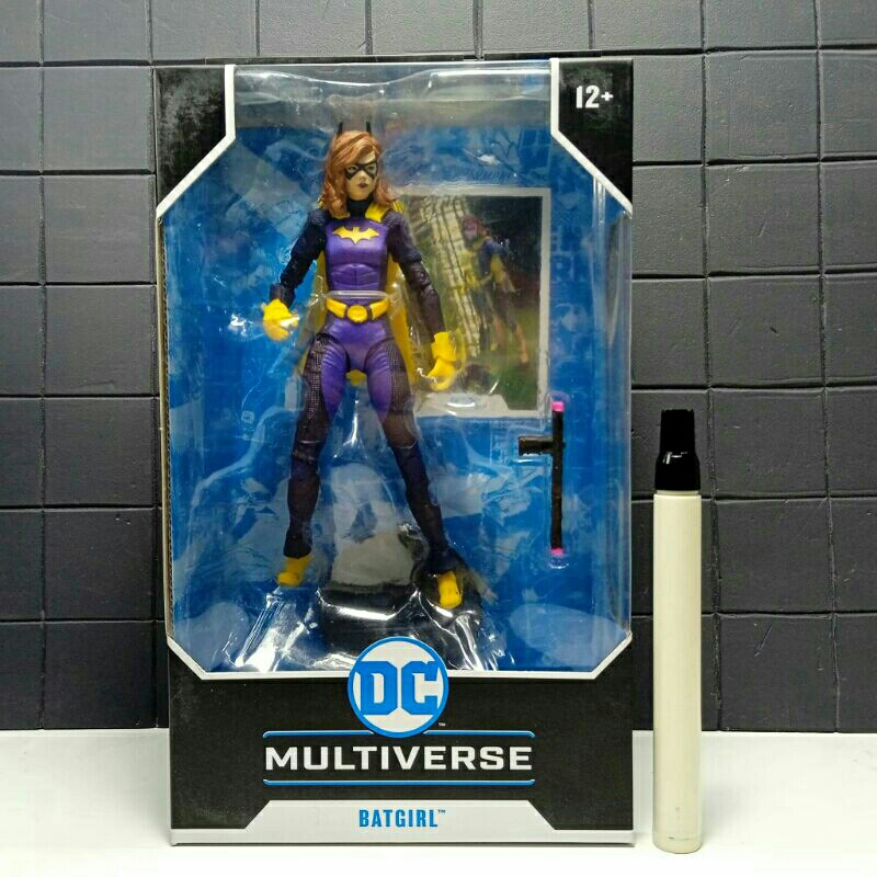 mainan action figuremcfarlane batgirl gothamTinggi sekitar 7 inchartikulasiCWttpDAD#mcfarlane #batgi