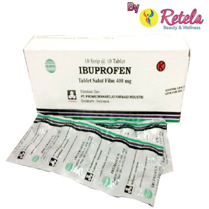 Ibuprofen 400mg 1 Strip 10 Tablet