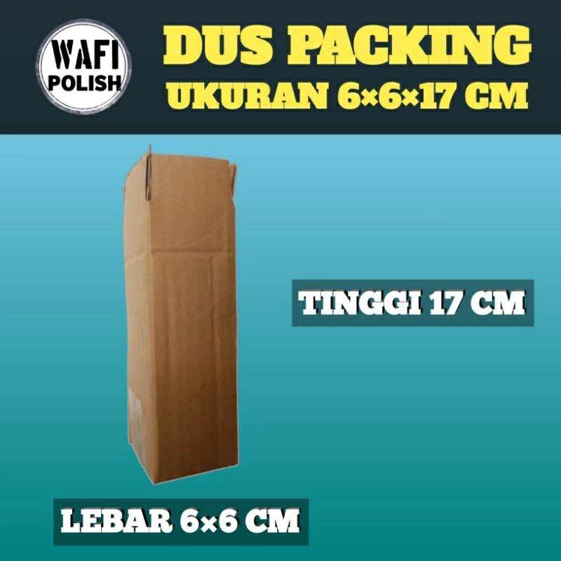 

KARDUS POLOS UKURAN 6x6x17 UNTUK KEMASAN LEBIH AMAN