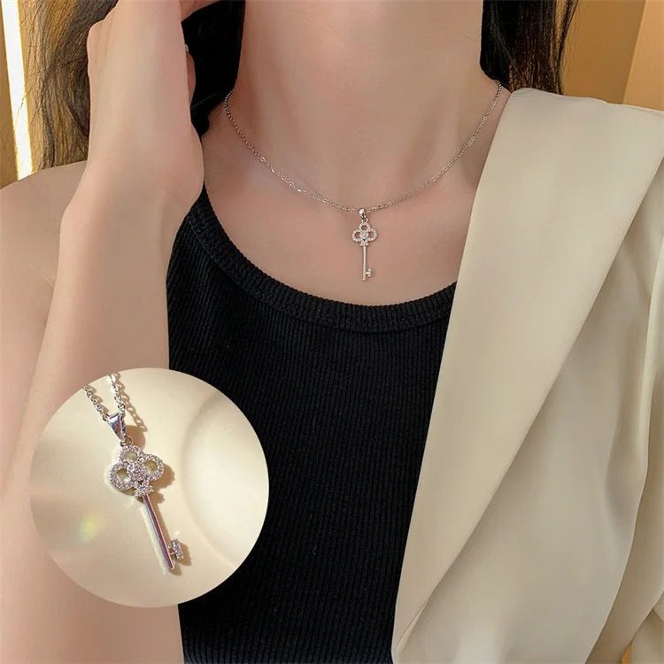 Kalung Wanita Kalung Kunci Aksesoris Wanita Kalung Kekinian - Kunci