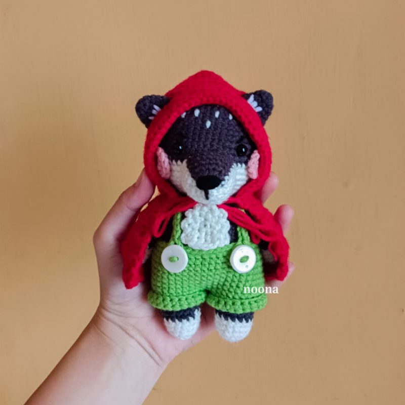 [Amigurumi] Boneka Rajut | Boneka Rajut Lucu | Boneka Wolf
