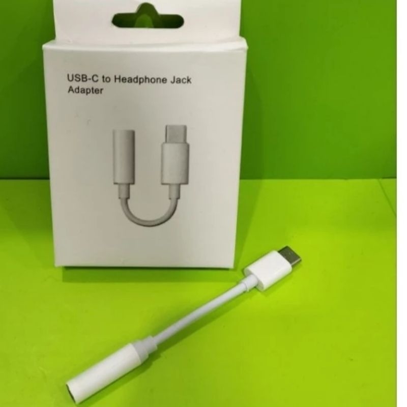 Sambungan Handsfree USB C To Jack Adapter - Sambungan Headset Type C To Jack