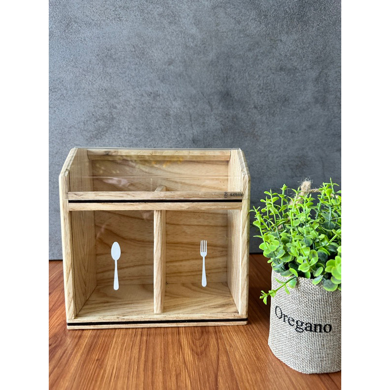 Tempat sendok bertutup / Wadah sendok estetik