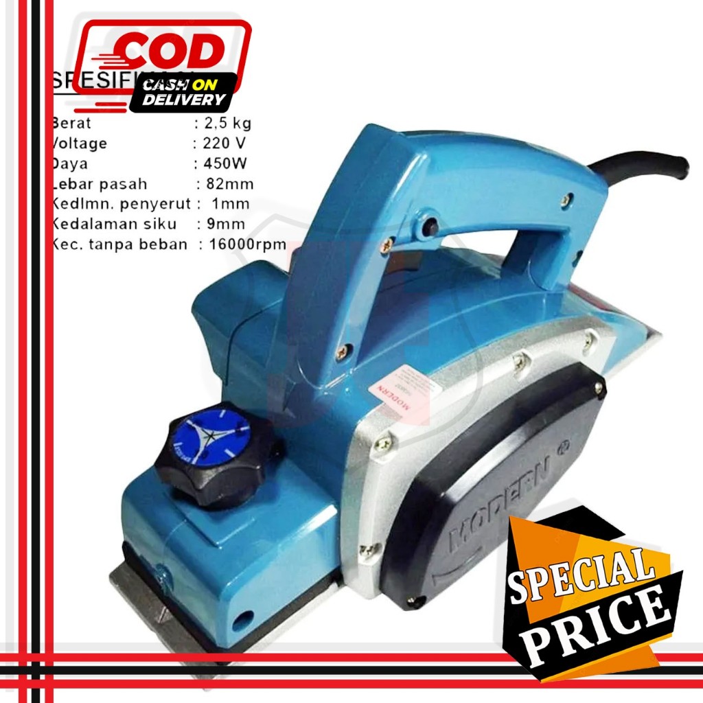 Modern M2900 Penyerut Kayu Listrik Profesional Tangguh Bertenaga