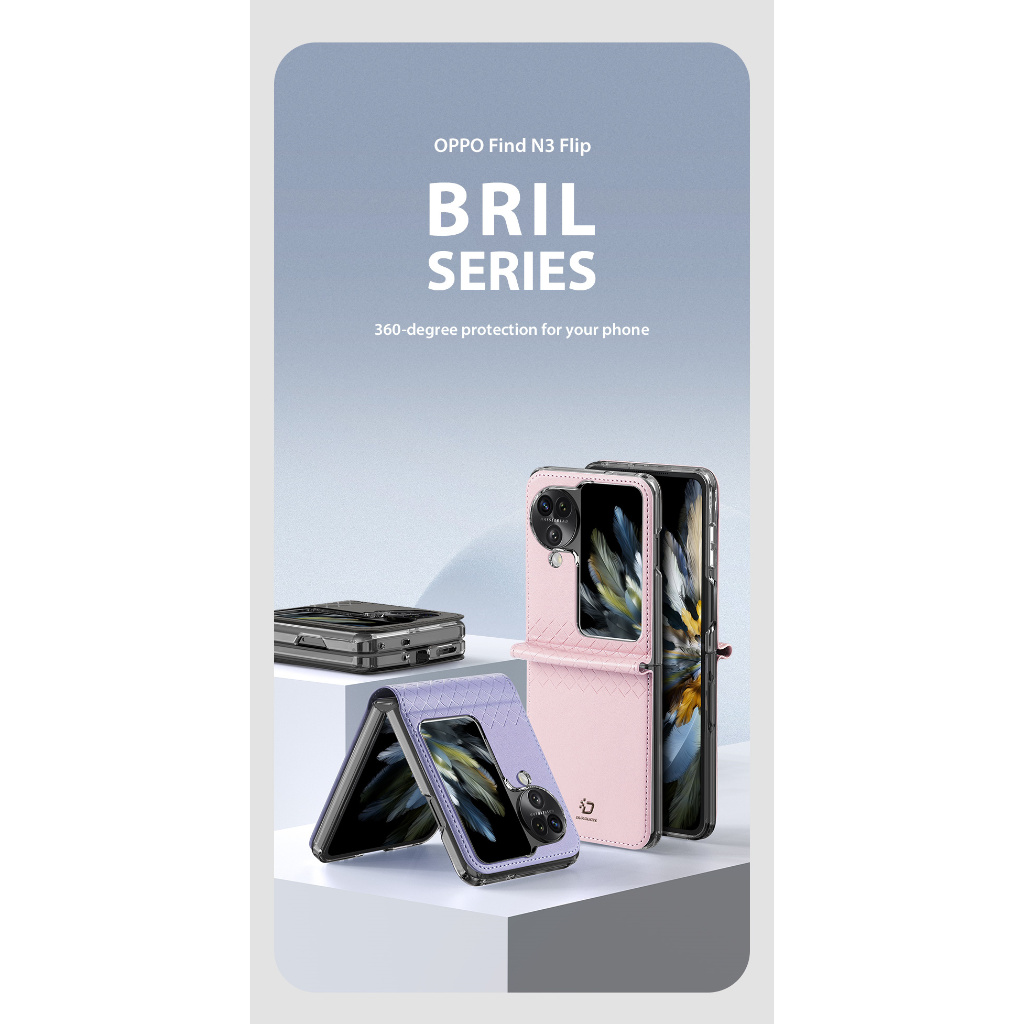 DUXCIS BRIL OPPO FIND N5 / OPPO FIND N3 / OPPO FIND N3 FLIP / FIND N2 FLIP DUX DUCIS BRIL LEATHER