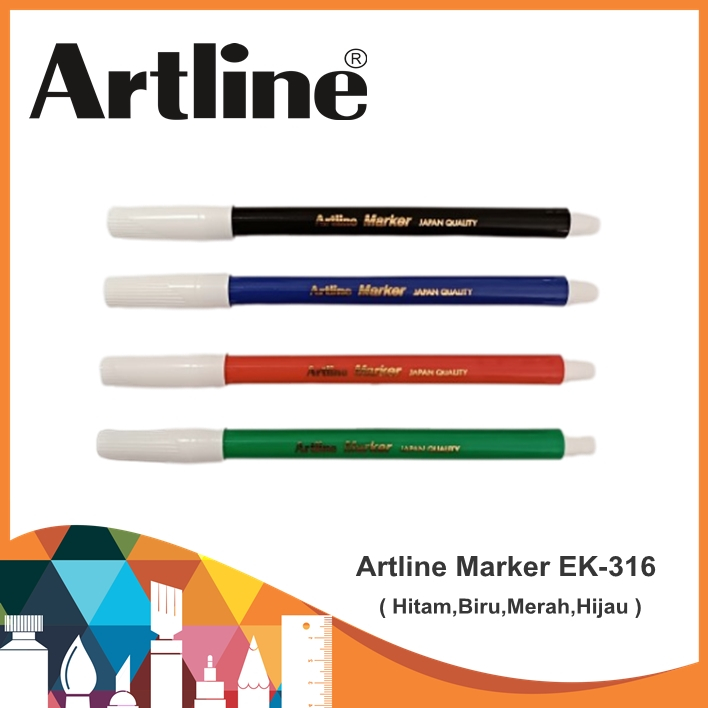 

Spidol Artline 316 EK-316 / Spidol Warna / Spidol Permanent / Marker / EK-316