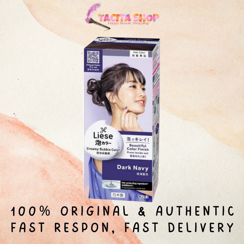 Liese Creamy Bubble Hair Color / Liese Bubble Hair Color / Liese Creamy Bubble Hair Color Dark Navy 