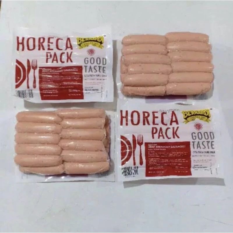 

BERNARDI Horeca Pack Sosis Sapi CL/ sosis dengan kupas 500 gr