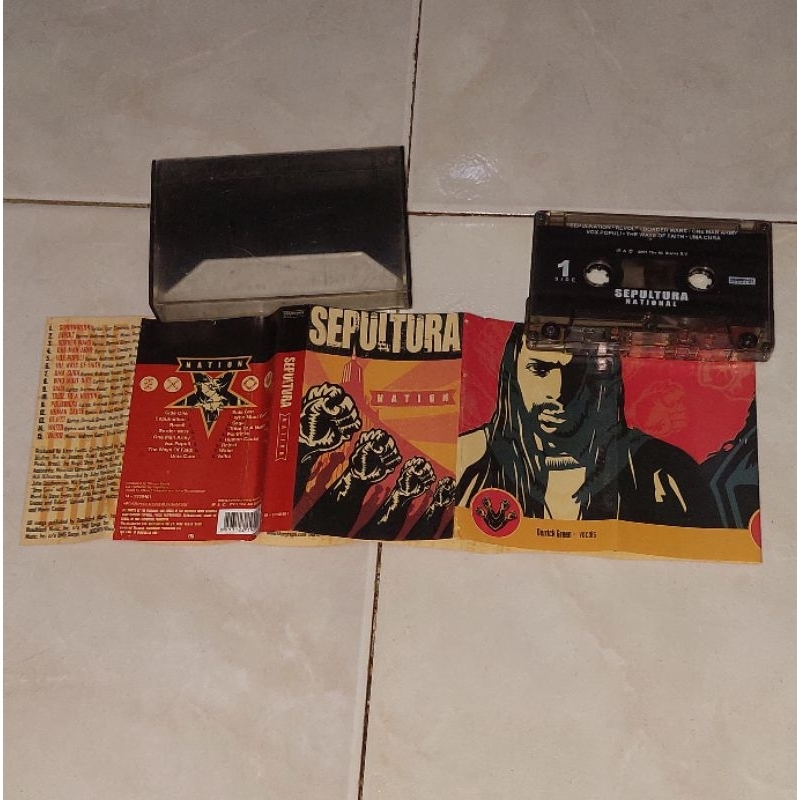 kaset barat original SEPULTURA album Nation (2)