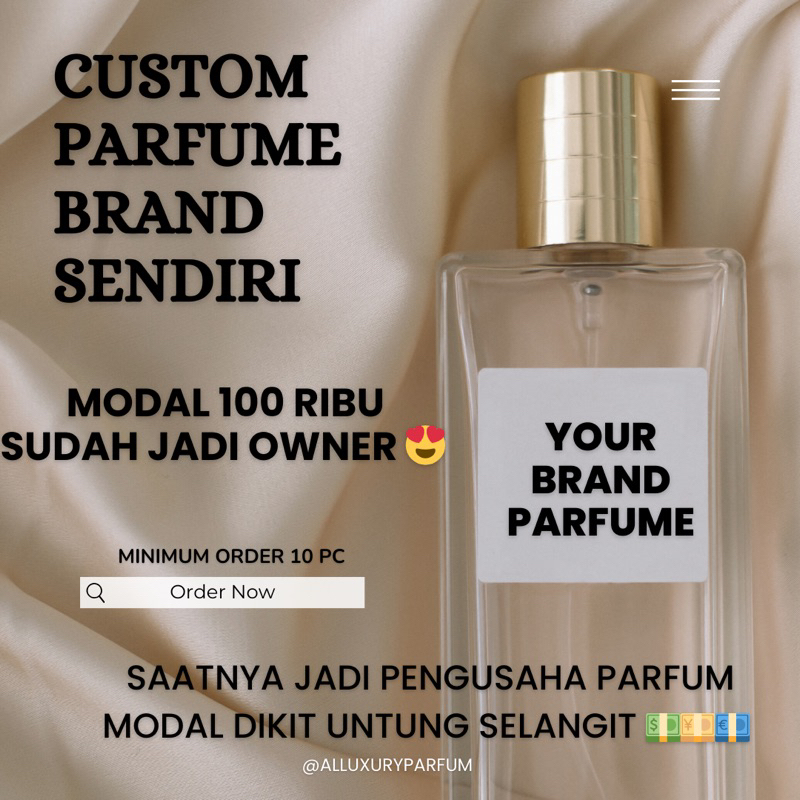 MAKLON PARFUM BRAND SENDIRI | PAKET USAHA PARFUM murah tahan lama TERLARIS