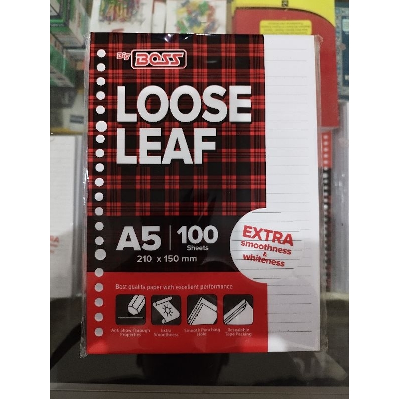 

loose leaf big boss A5