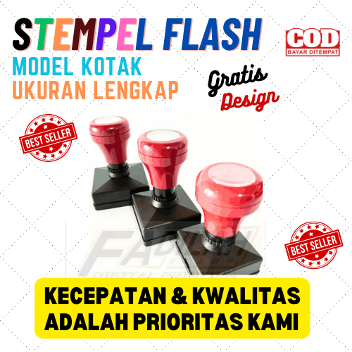 

Stempel Custom / Model Kotak lengkap