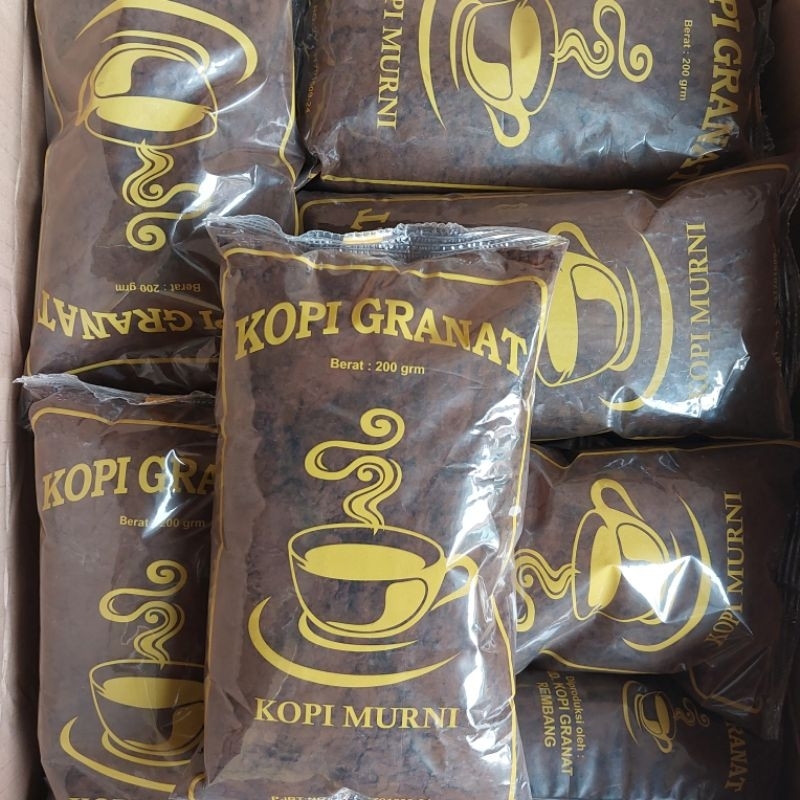 

Kopi Lelet | Kopi Granat | Kopi Lasem | Kemasan 200 gram | Kopi khas Rembang