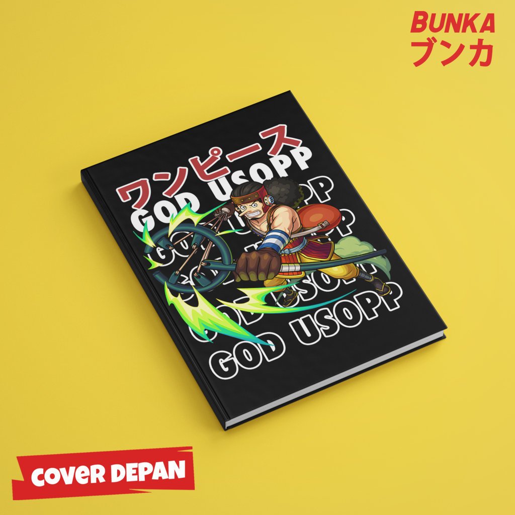

Note Book Aesthetic Anime One Piece Usopp Design Hardcover A5 Buku Tulis Catatan Notes Agenda Planner Jurnal vintage buku catatan story book kado anniversary valentine cowok cewek murah