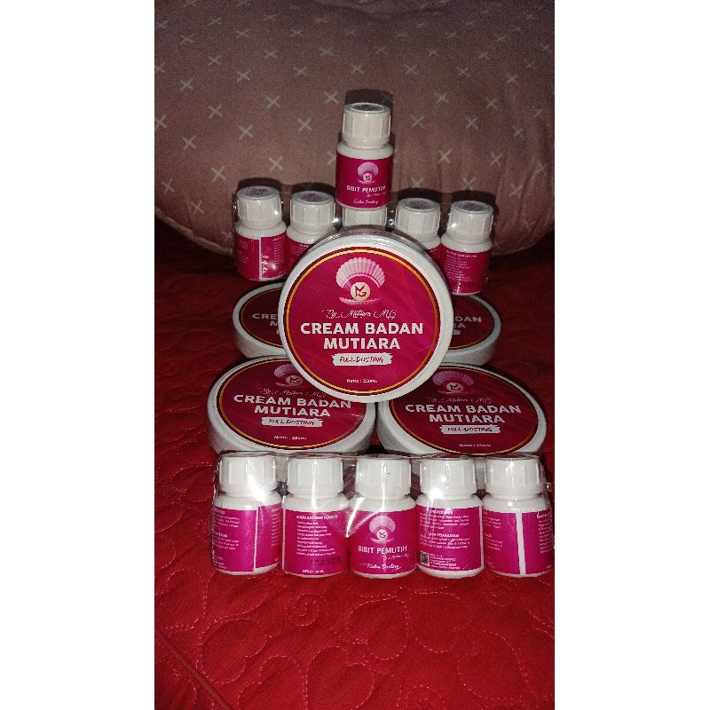 Paket Cream Badan + Bibit Pemutih Full dosting (CBM)