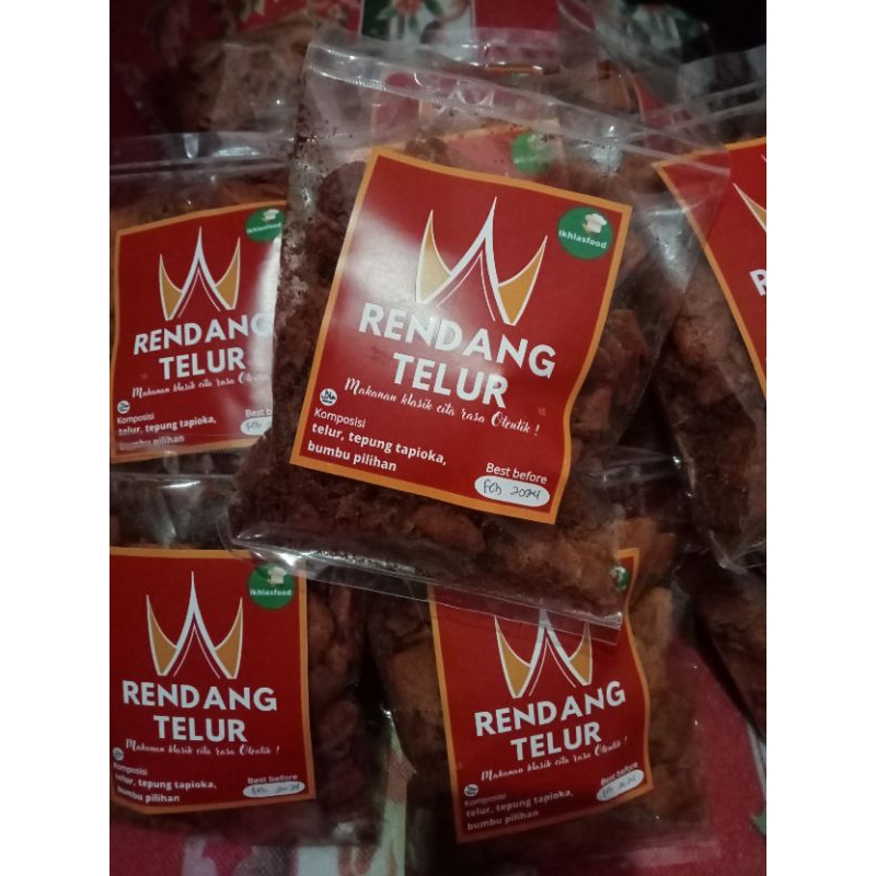 

paket hemat (5 pcs) rendang telur