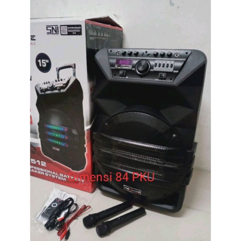 Speaker Karoke Portebel Advance K1512 15inch
