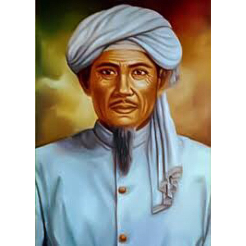 hiasan dinding gambar syekh subakir plus bingkai