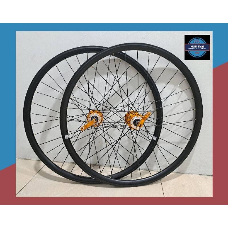 Sepasang Wheel Set MTB 27.5 Wheel set sepeda 27.5 Velg Jadi 27.5 Siap Pakai Pelk Jadi 27,5 MTB Exoti