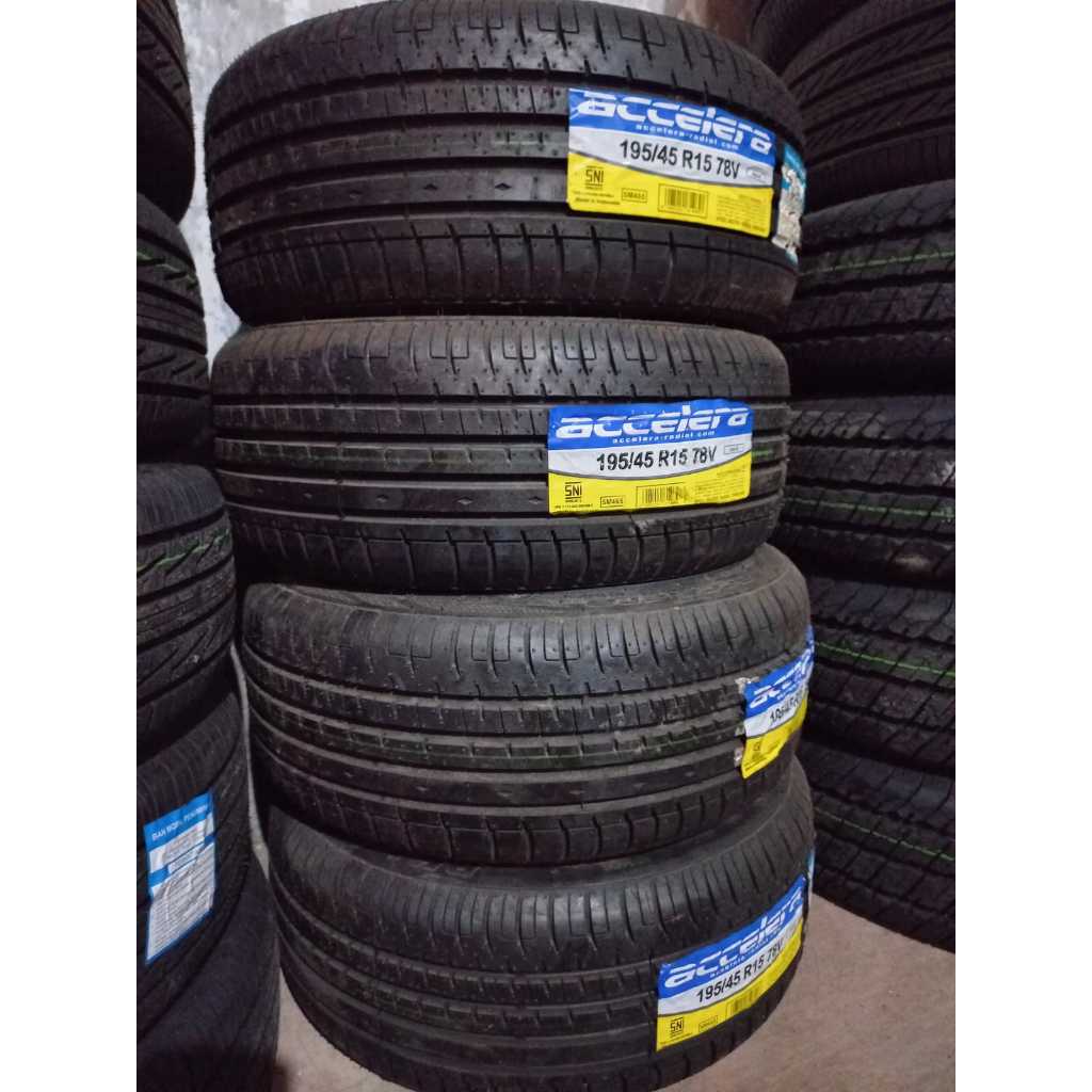 Ban Tubles Murah Ring 15 195/45 Accelera PHI-R , Ban Tapak Lebar