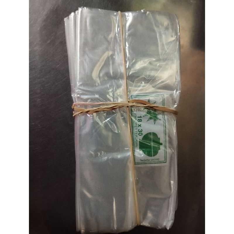 Plastik bening AA tipis Merk mangkok UK 10*20 12*25 15*30 18*30 20*35