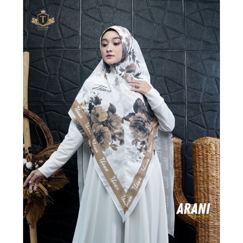 Hijab printing / khimar arani printing / jilbab motif instan / kerudung motif